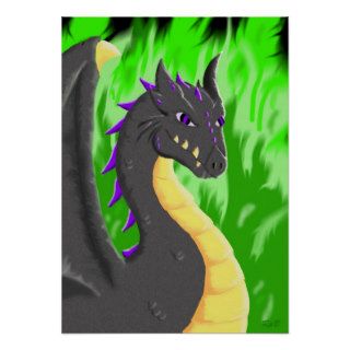 Black Dragon Print