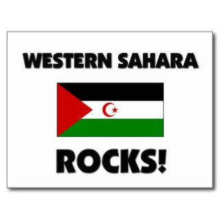 Western Sahara Rocks Postcard