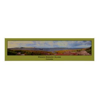 Panorama painting of Prince Edward Island, Canada Print