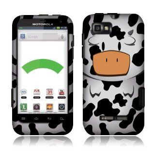 Motorola Defy XT XT556 Moo Moo The Cow Rubberized Cover Cell Phones & Accessories