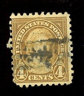 1922 25 Issue "Martha Washington" 4 Cents/1923 (Yellow Brown) Stamp (#556) 