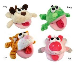 Vo Toys Bite Me Big Mouth Pig with Sound Chip 7in Dog Toy  Pet Squeak Toys 