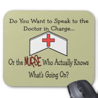 Funny Nurse Gifts Mouse Mat