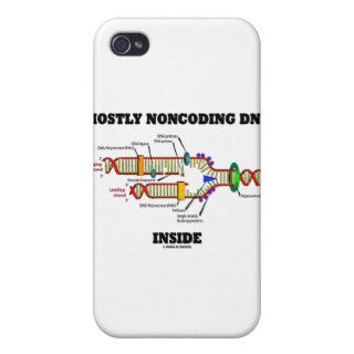 Mostly Noncoding DNA Inside (DNA Replication) iPhone 4/4S Covers