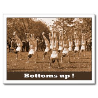 Bottoms Up Post Cards
