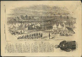 Gen Beauregard Confederates White Springs VA Harper's Weekly ORIGINAL 7/13 1861 Entertainment Collectibles