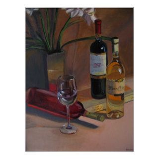 The Art of Wine and Happiness Print