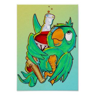 Pirate Parrot Poster