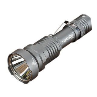 FANDYFIRE SP01 Cree XM L T6 500lm 5 Mode White Flashlight   Grey (1 x 18650)   Basic Handheld Flashlights  