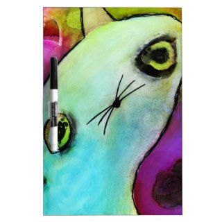 Baby Gato™ Glitter Sleepy Eye Kitten Dry Erase White Board