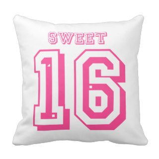 Sweet 16 pillow