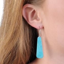Tressa Sterling Silver Turquoise Handcrafted Dangle Earrings Tressa Gemstone Earrings