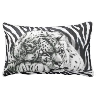 Animal Art  Big Cats Throw Pillow