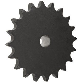 Martin Roller Chain Sprocket, Reboreable, Type B Hub, Double Pitch Strand, 2080/C2080 Chain Size, 2" Pitch, 16 Teeth, 1" Bore Dia., 5.63" OD, 3.796875" Hub Dia., 0.575" Width