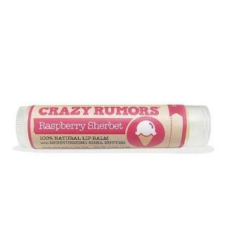 Crazy Rumors A La Mode Raspberry Sherbet Lip Balm .15 oz 4   Pack  Lip Balms And Moisturizers  Grocery & Gourmet Food
