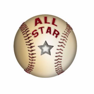 Baseball All Star Ornament Photo Cut Outs