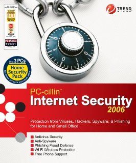 PC Cillin Internet Security 2006 Home Security Pack   3 User Software