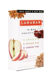 Larabar Bars Variety Pack Of Cherry Pie, Apple Pie, And Pecan Pie, 1.6 Ounce Bars (Pack of 18) Health & Personal Care