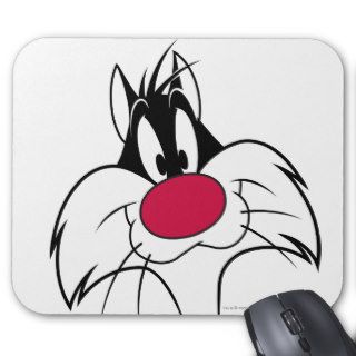 Sylvester Red Nose Face Mousepads