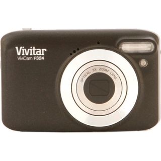 Vivitar ViviCam F324 14.1 Megapixel Compact Camera   Black Point & Shoot Cameras