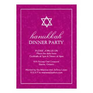 HANUKKAH PARTY INVITATION