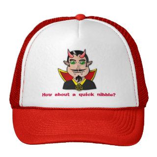 Cartoon Count Dracula Trucker Hat