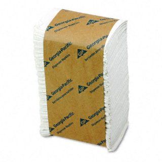 Georgia Pacific  Single Ply Low Fold Napkins, 9 x 12, White, 250 per Pack    Sold as 2 Packs of   250   /   Total of 500 Each  