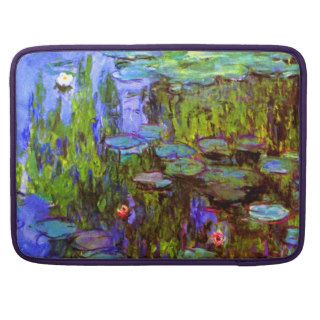 Water Lilies by Claude Monet Sleeves For MacBooks