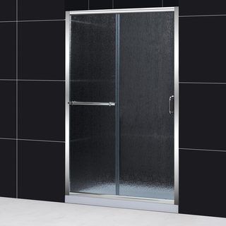 DreamLine Infinity Plus 44 48x72 Rain Glass Sliding Shower Door DreamLine Shower Doors