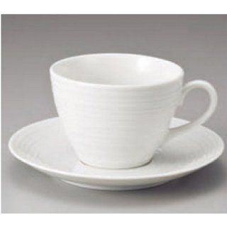 drinkware cup with saucer kbu771 43 562 [saucer x 6.07 x 0.83 inch] Japanese tabletop kitchen dish Bowl dish spiral American porcelain bowl plate [ plate 15.4 x 2.1cm] cafe cafe Tableware restaurant business kbu771 43 562 Drinkware Cups With Saucers Kitc