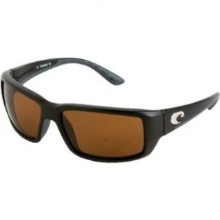 Costa Del Mar Fantail Polarized Sunglasses   Costa 580 Glass Lens Black/Copper, One Size Clothing