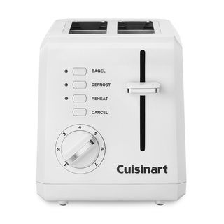 Cuisinart CPT 122 White 2 slice Compact Toaster Cuisinart Toasters & Ovens