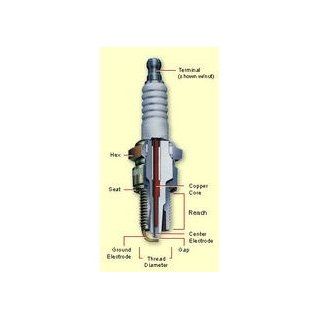 Champion (580) W80N Industrial Spark Plug, Pack of 1 Automotive