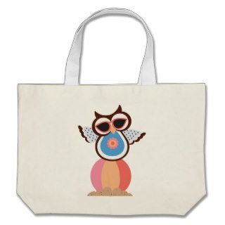 Owl Beach Tote bag