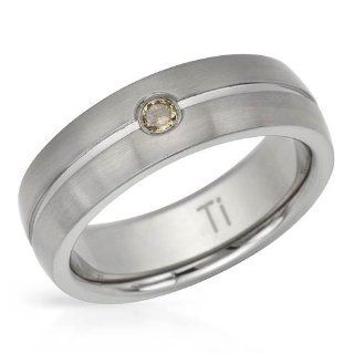 Titanium 0.12 CTW Color C2 C3 I1 I2 Diamond Band Men's Ring. Ring Size 10. Total Item weight 4.8 g. Jewelry
