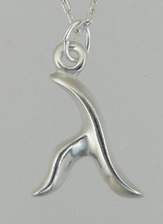 The Lambda Symbol in Sterling Silver Pendant Necklaces Jewelry