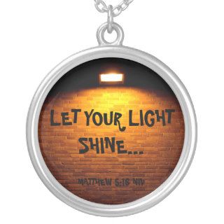 LET YOUR LIGHT SHINERELIGIOUS NECkLACE