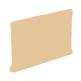 U.S. Ceramic Tile Color Collection Matte Camel 4 1/4 in. x 6 in. Ceramic Right Cove Base Corner Wall Tile DISCONTINUED U248 ATCR3410