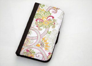 Pink & Green Paisley Samsung Galaxy S3 Leather Wallet Case By Case Envy Cell Phones & Accessories