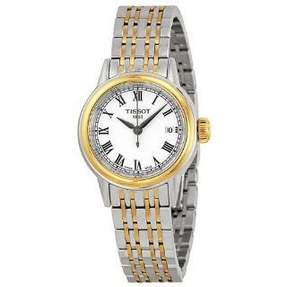 Tissot Carson White Dial Two tone Ladies Watch T0852102201300 at  Women's Watch store.