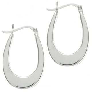 Sunstone Sterling Silver Polished Hoop Earrings Sunstone Sterling Silver Earrings