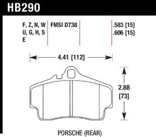 Hawk Performance HB290F.583 HPS Performance Ceramic Brake Pad Automotive