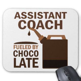 Assistant Coach (Funny) Chocolate Mousepads