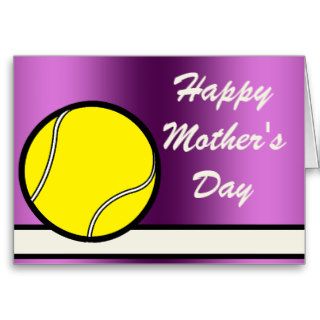 Tennis Happy Mother's Day Card