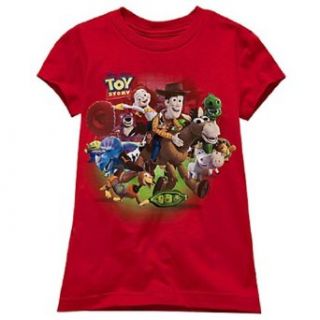 Toy Story Buzz Lightyear Girls Tee Red Clothing