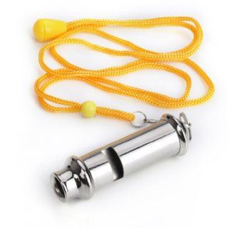 (Price/10 Pcs)GOGO Metal Police Whistle, Scout Guide, Emergency Survival Whistle, Party Favors  Coach And Referee Whistles  Sports & Outdoors