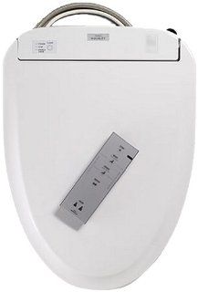 Toto SW584#01 Washlet S350e Toilet Seat Elongated with ewater+, Cotton    