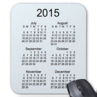 2015 Large Print Calendar Mouse Pad