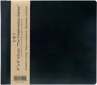 The Preservation Series 8x8 Album Black   Scrapbooking Supplies