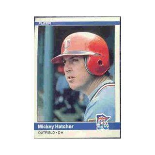 1984 Fleer #566 Mickey Hatcher Minnesota Twins Sports Collectibles